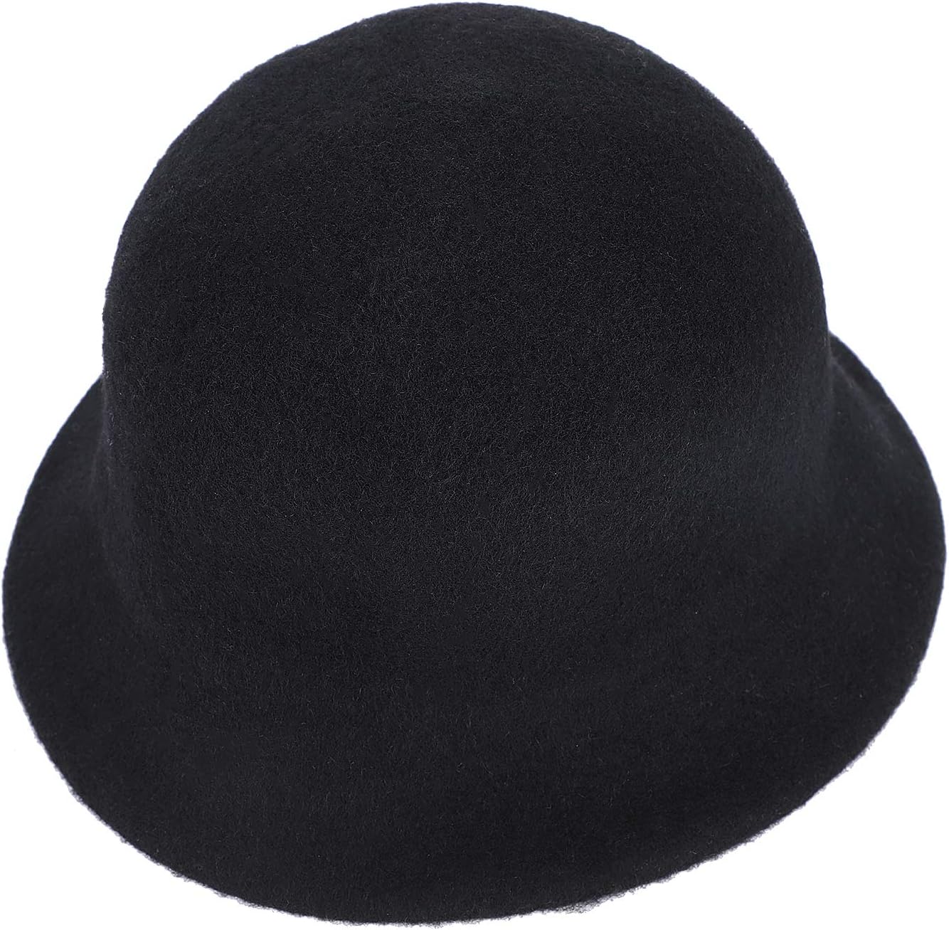 Wintermütze Wolle Fischerhut Winter Wollmütze Damen Winterhut Warm Eimerhüte Fedora Filzmütze Weich Damenhut Einfarbig Freizeithut Filz Damenmütze One Size Fischermütze zum Wandern Reisen Outdoor