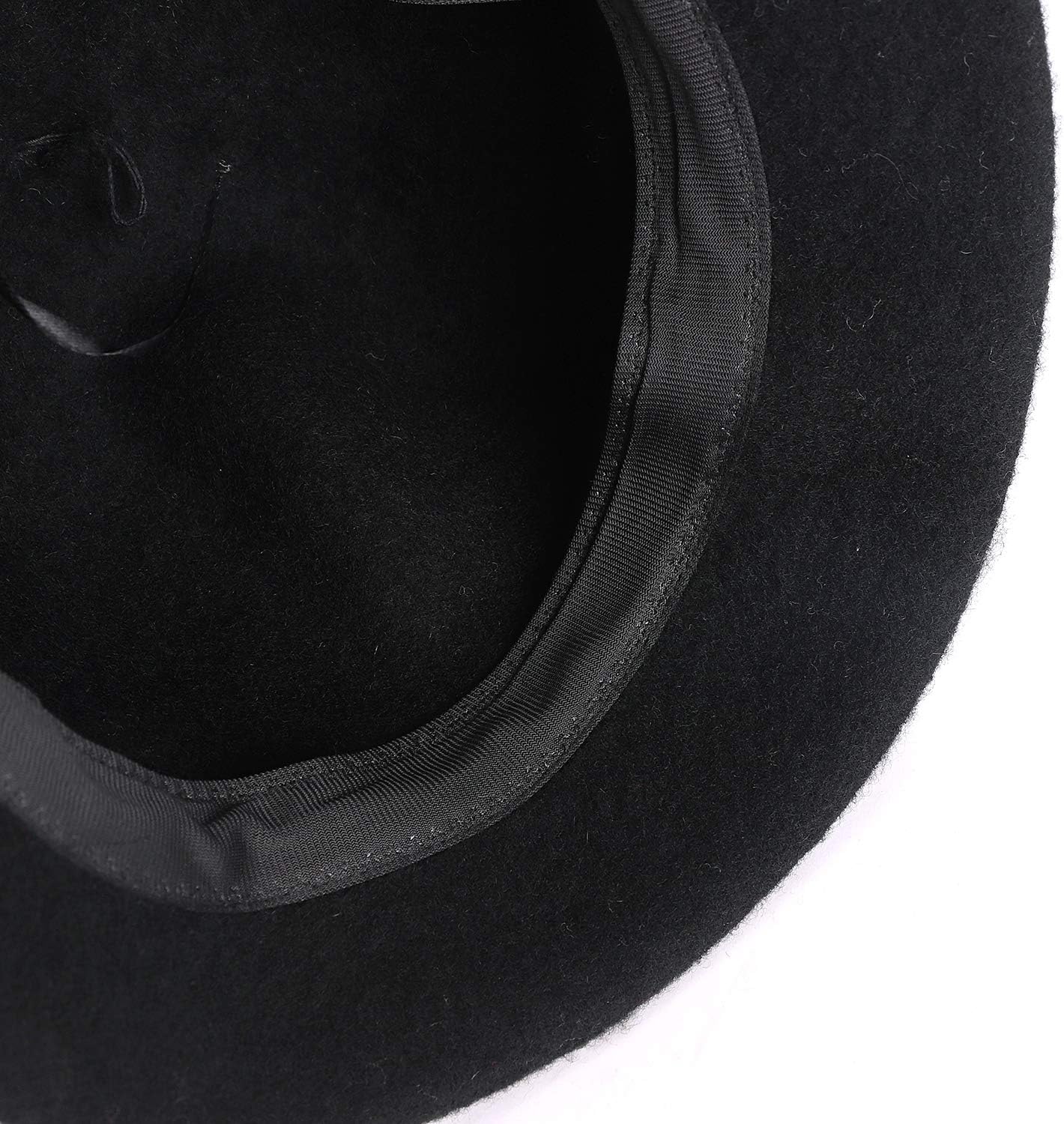 Wintermütze Wolle Fischerhut Winter Wollmütze Damen Winterhut Warm Eimerhüte Fedora Filzmütze Weich Damenhut Einfarbig Freizeithut Filz Damenmütze One Size Fischermütze zum Wandern Reisen Outdoor